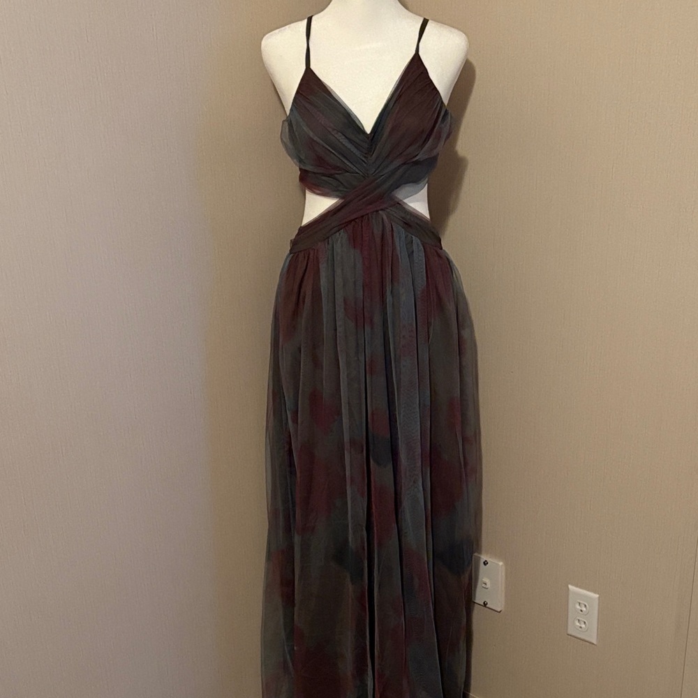 Elegant Multicolor Maxi Dress